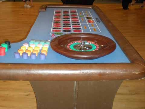 Casino Night Roulette Table