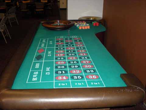 Roulette table at a casino night in Tucson